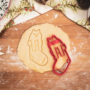 Cookie cutter - Christmas cat 3