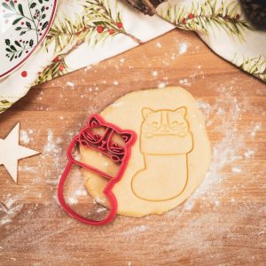 Cookie cutter - Christmas cat 4