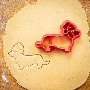 Cookie cutter - Christmas dachshund