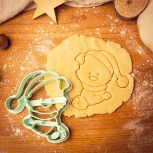 Cookie cutter - Christmas dog 3