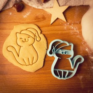 Cookie cutter - Christmas cat 5