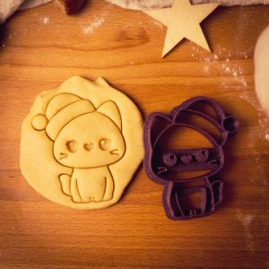 Cookie cutter - Christmas cat 6