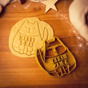 Cookie cutter - Christmas cat 7