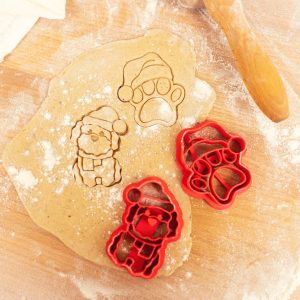 Cookie cutter set – Christmas dog and paw