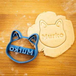 Personalized cookie cutter - Cat with name