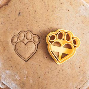 Cookie cutter - Heart paw